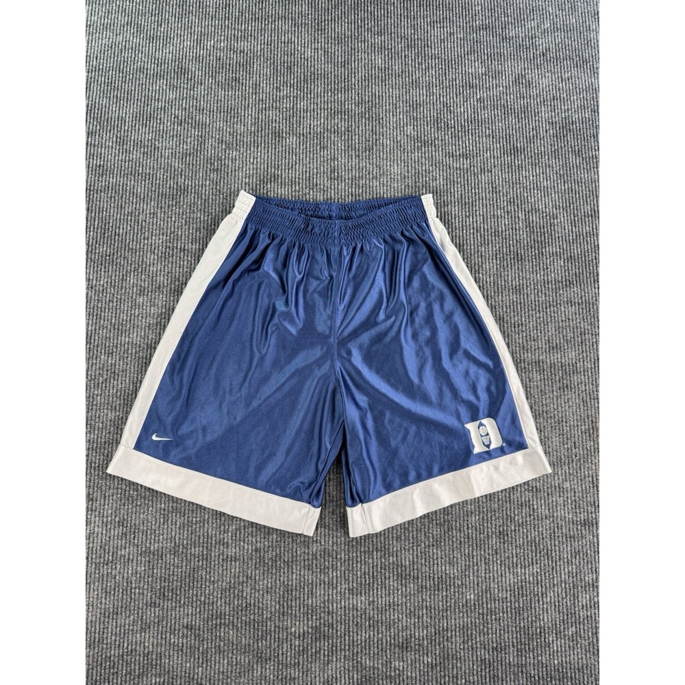 Vintage Duke Blue Devils Shorts Men Extra Large Blue Nike Team Dazzle Basketball